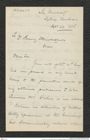 Nachlass Franz Steindachner, Brief von Archibald Liveridge an Franz Steindachner (22.09.1876), Inv.Nr. 306.01, Seite 1
